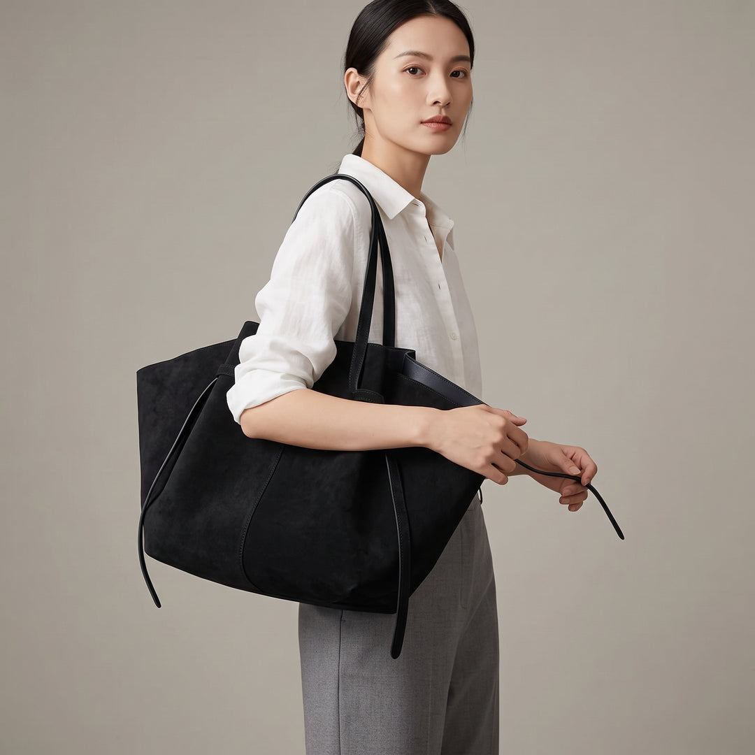 The Sloane Suede Tote