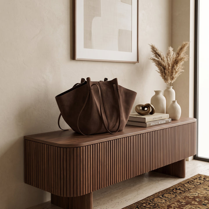 The Sloane Suede Tote