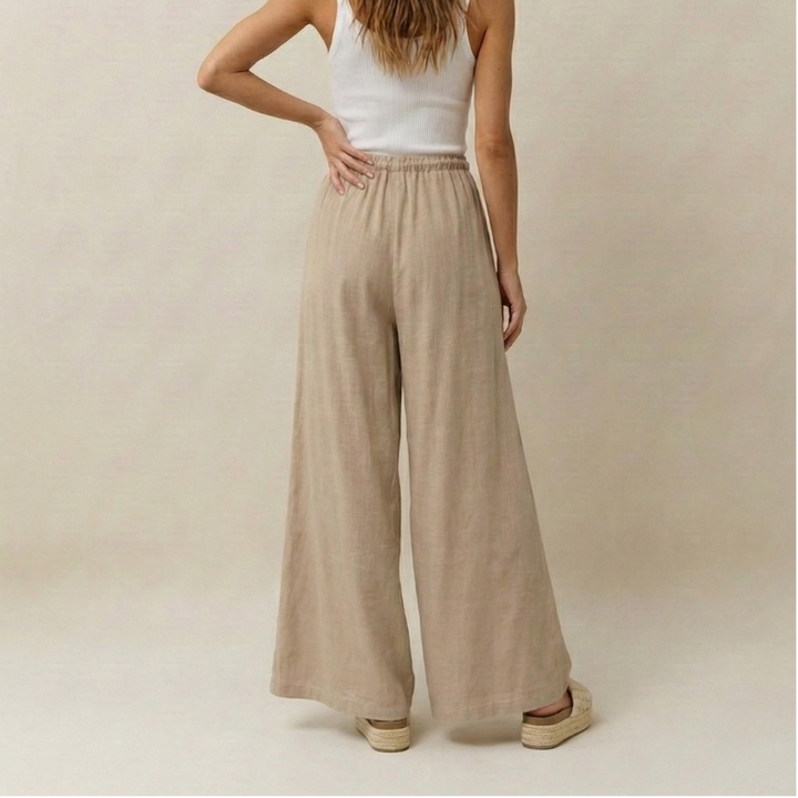 The Solene Linen Trouser