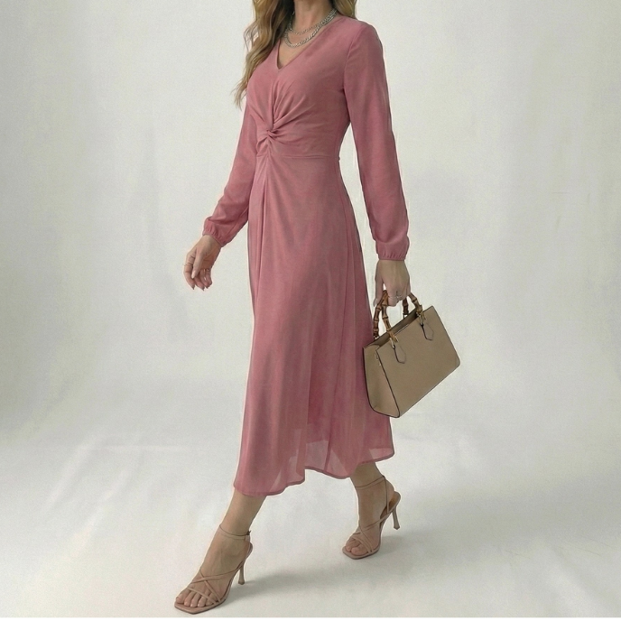 The Seraphina Twist Midi